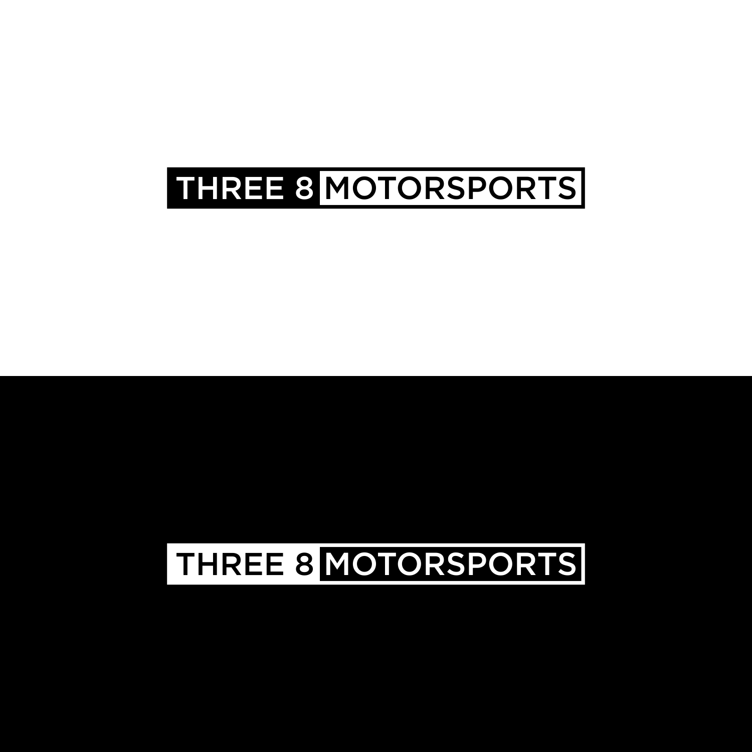 Logo Design by zia77 for Three 8 Motorsports | Design #35407699