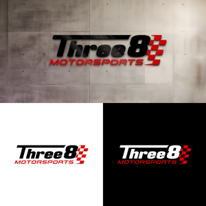 Logo-Design von syad666 für Three 8 Motorsports | Design: #35407107