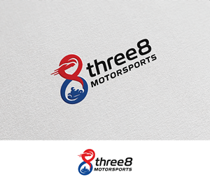 Logo Design by Afsana_Hoque for Three 8 Motorsports | Design: #35414878
