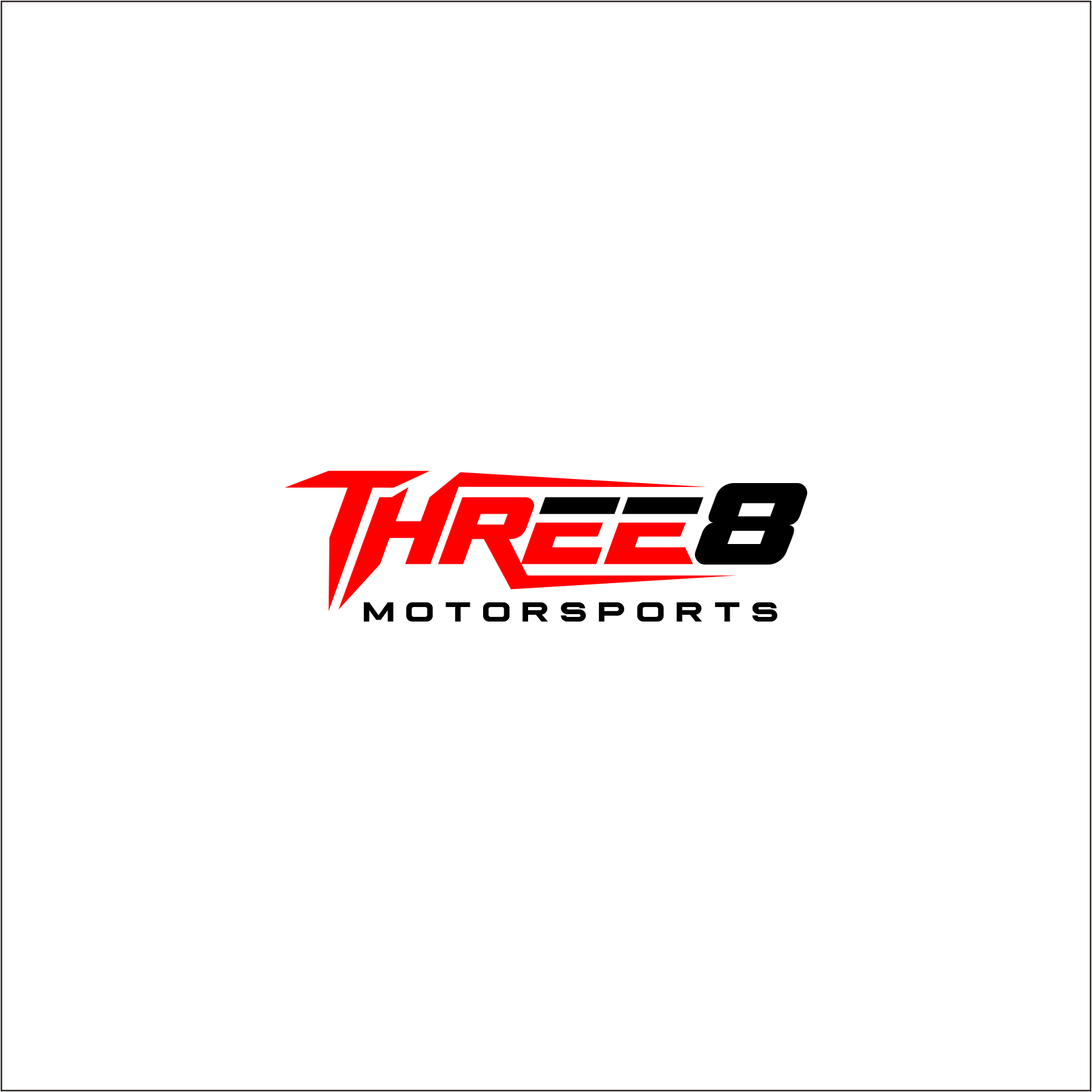 Logo Design by Arham Hidayat for Three 8 Motorsports | Design #35427208