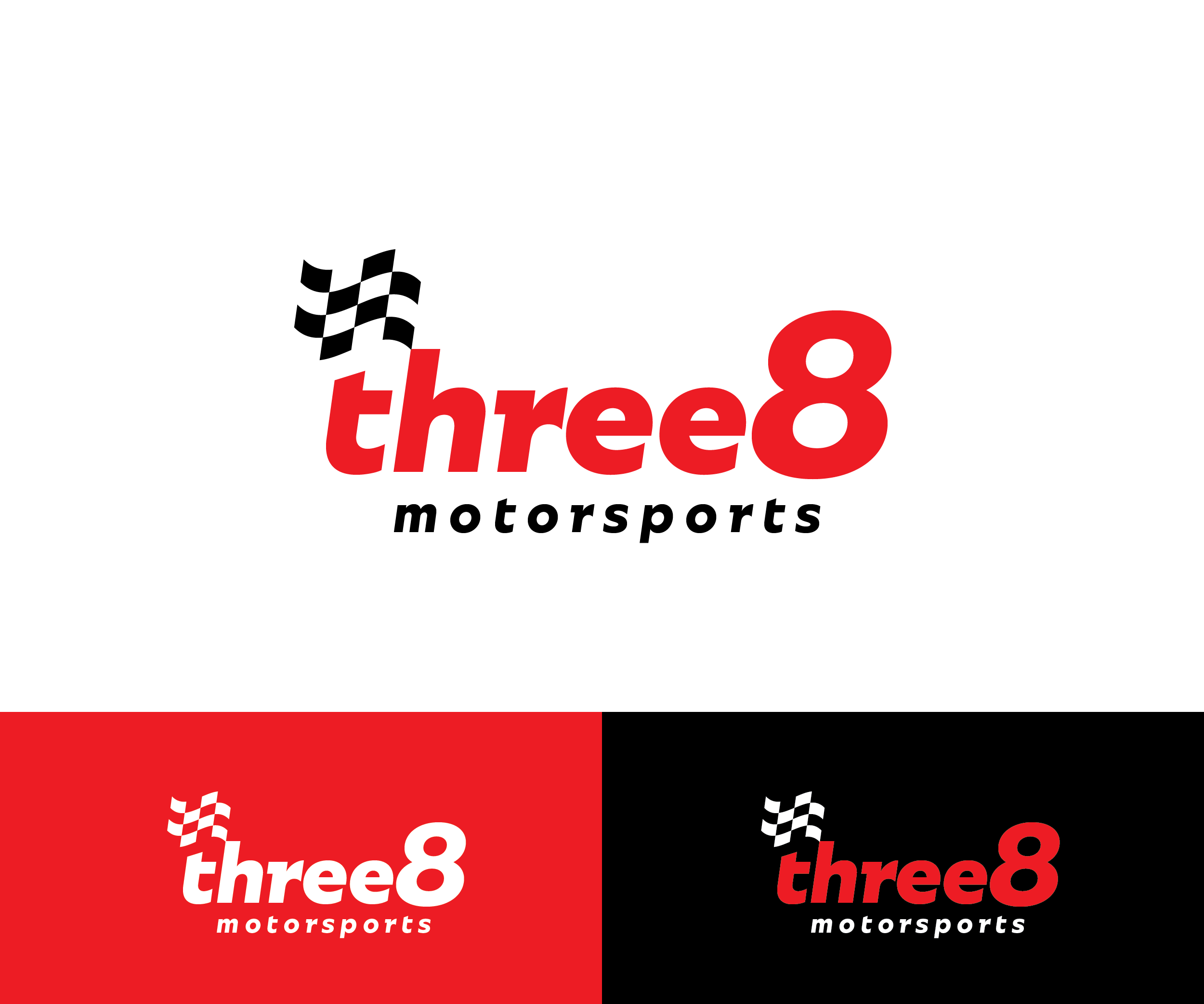 Logo-Design von saulogchito für Three 8 Motorsports | Design #35437526