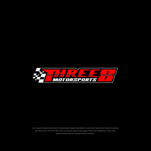 Logo Design by SL Designer for Three 8 Motorsports | Design: #35406659