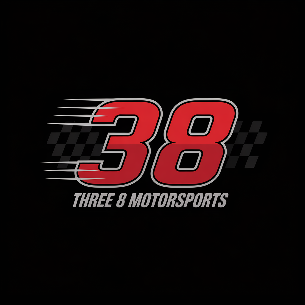 Diseño de Logo por UAD DESIGNS para Three 8 Motorsports | Diseño #35406043
