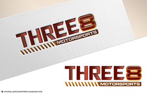 Logo-Design von Rubia@ für Three 8 Motorsports | Design: #35407662