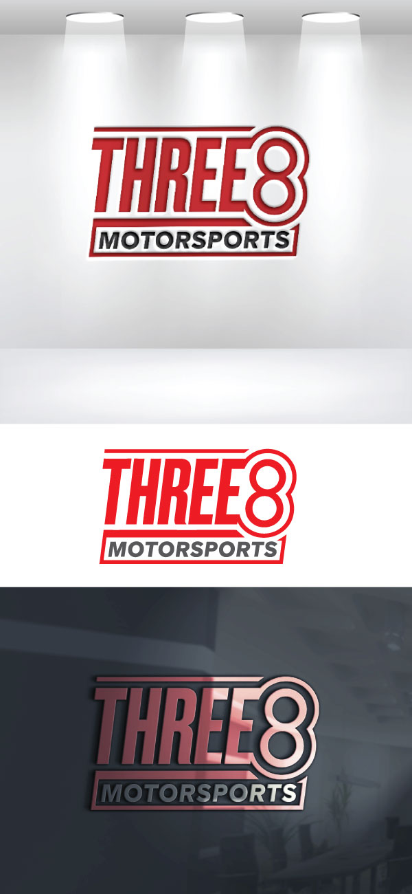 Diseño de Logo por AB design ..... para Three 8 Motorsports | Diseño #35407261