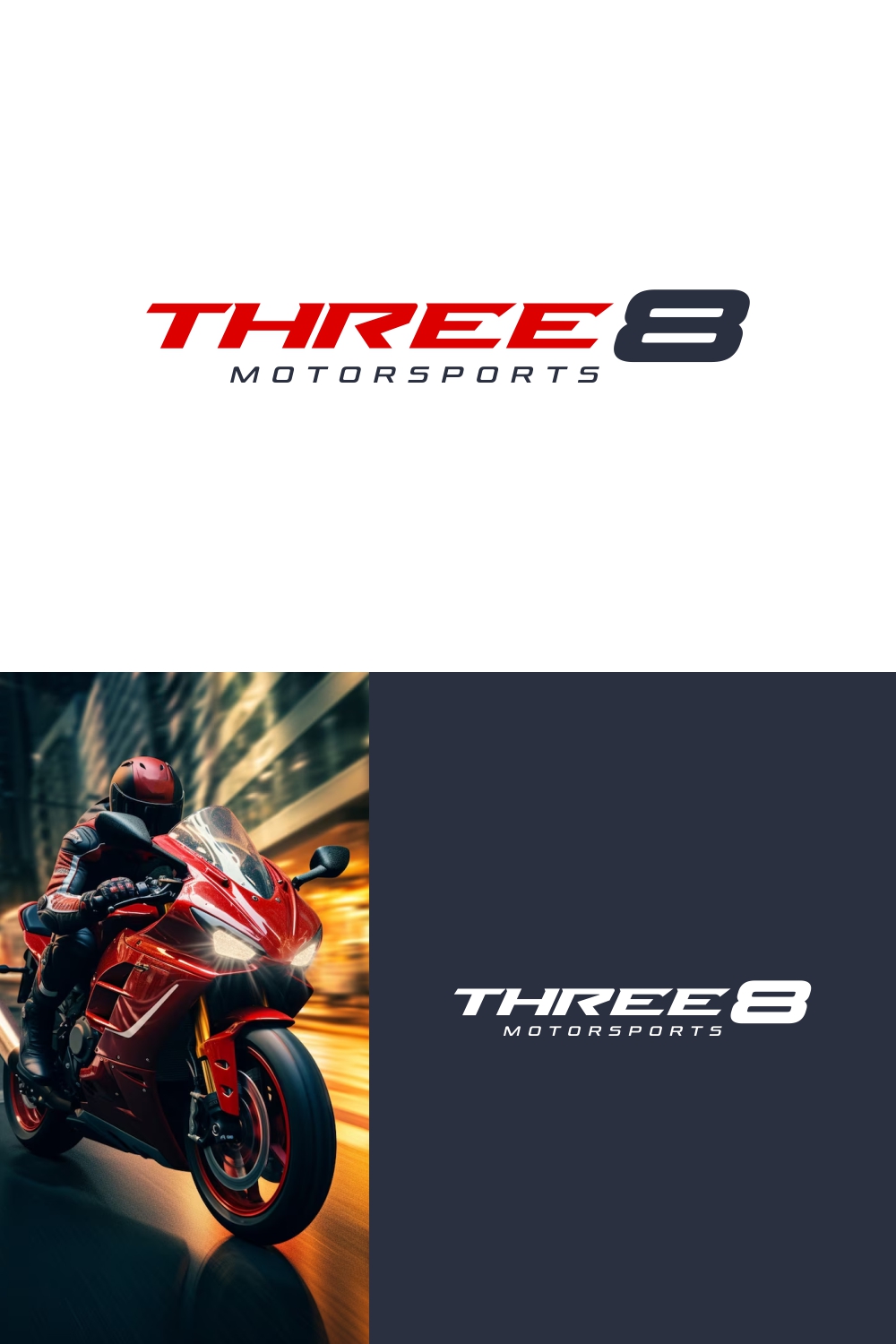 Logo-Design von 92logo für Three 8 Motorsports | Design #35409267