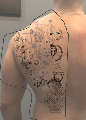 Diseño de Tatuaje por Sibylla para este proyecto | Diseño: #35441312