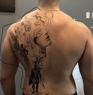 Diseño de Tatuaje por Kiki Hermawan
