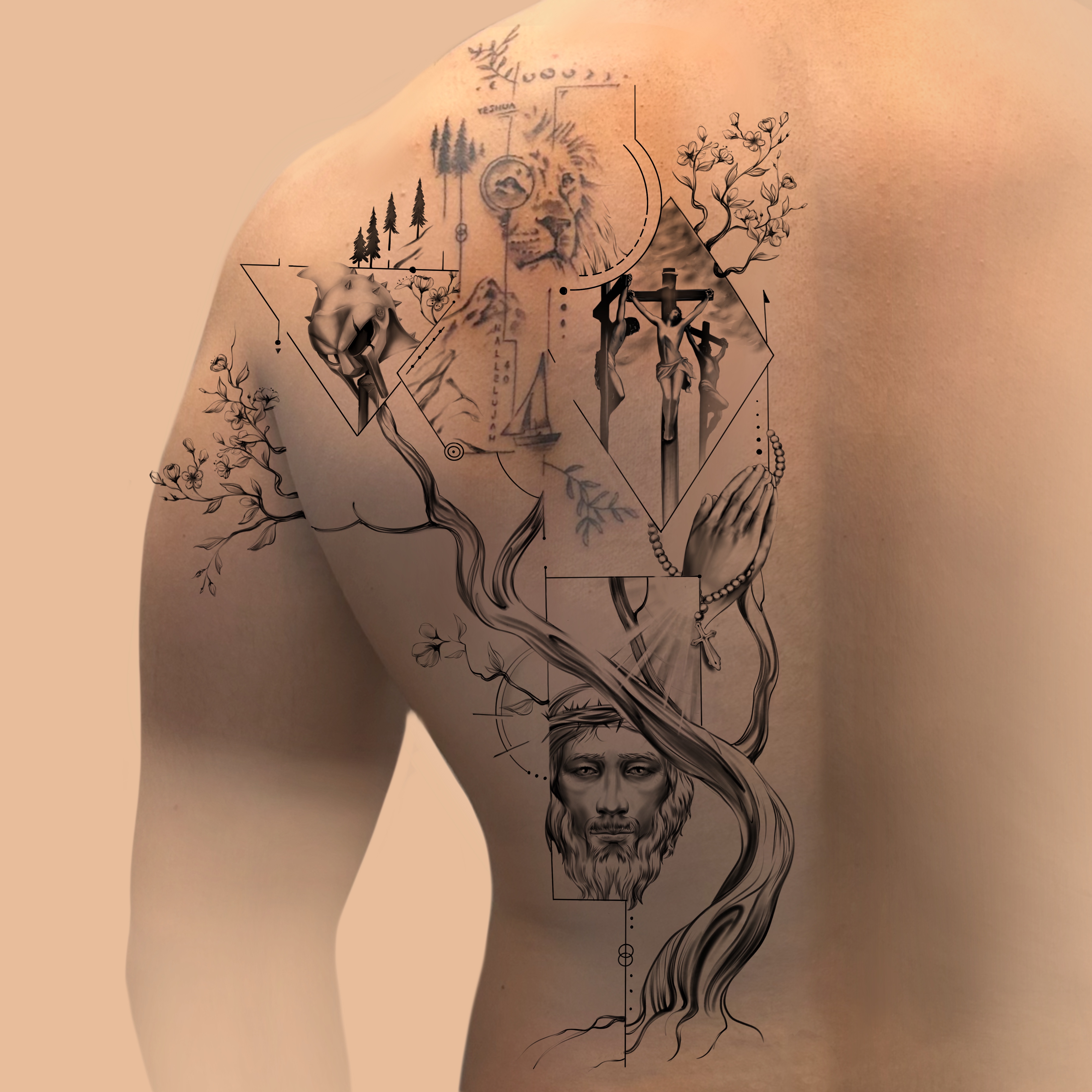 Tattoo Design by Yevhen (Ukrdesign) for this project | Design #35432531