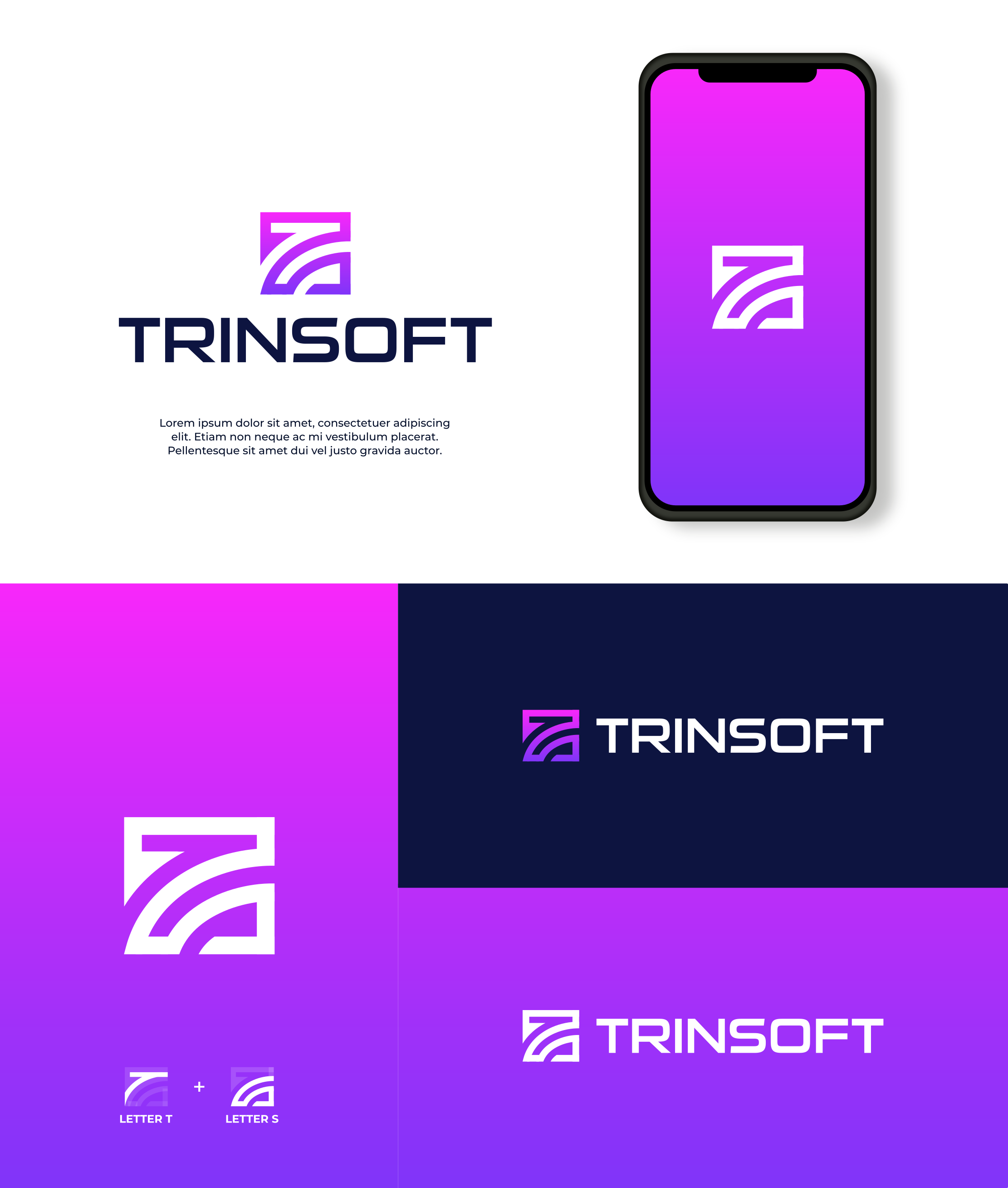 Diseño de Logo por Abu Zaid Design para TrinSoft | Diseño #36283853