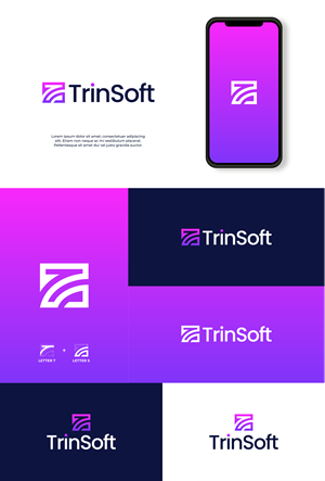 Logo Design by Abu Zaid Design for TrinSoft | Design: #36283895