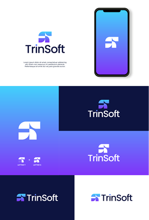Logo Design by Abu Zaid Design for TrinSoft | Design: #36321494