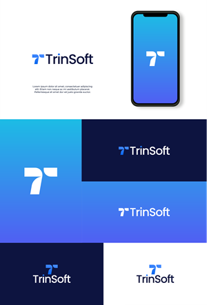Logo Design by Abu Zaid Design for TrinSoft | Design: #36337523