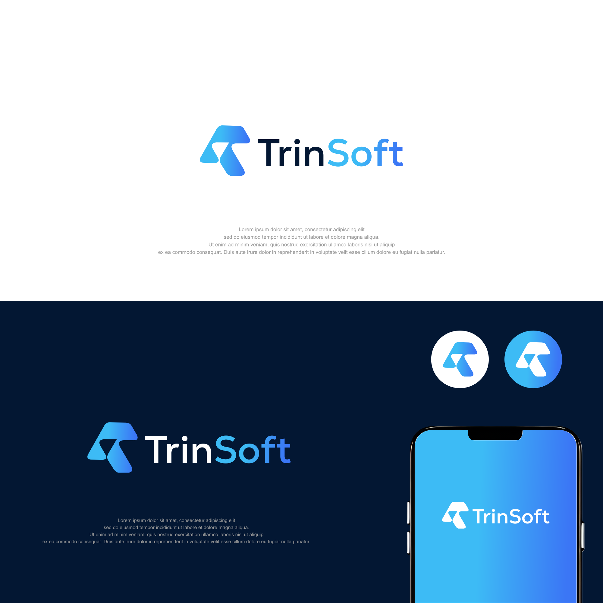 Diseño de Logo por DaffinArt para TrinSoft | Diseño #35428517