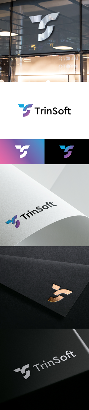 Diseño de Logo por ScoreStriver para TrinSoft | Diseño: #35806418