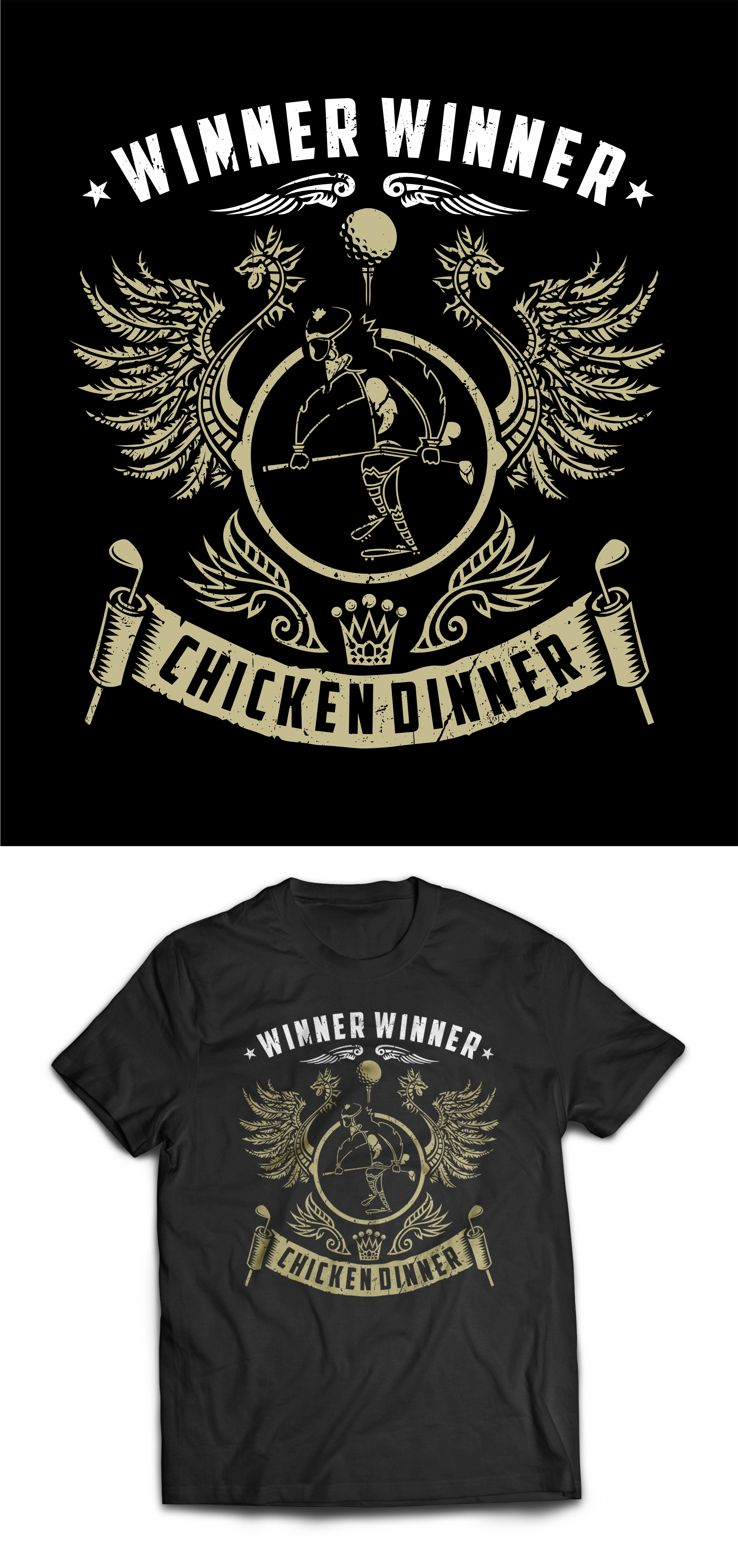 T-shirt Design by DoppelGanger Studio for GBell Golf Tournament | Design #35411104