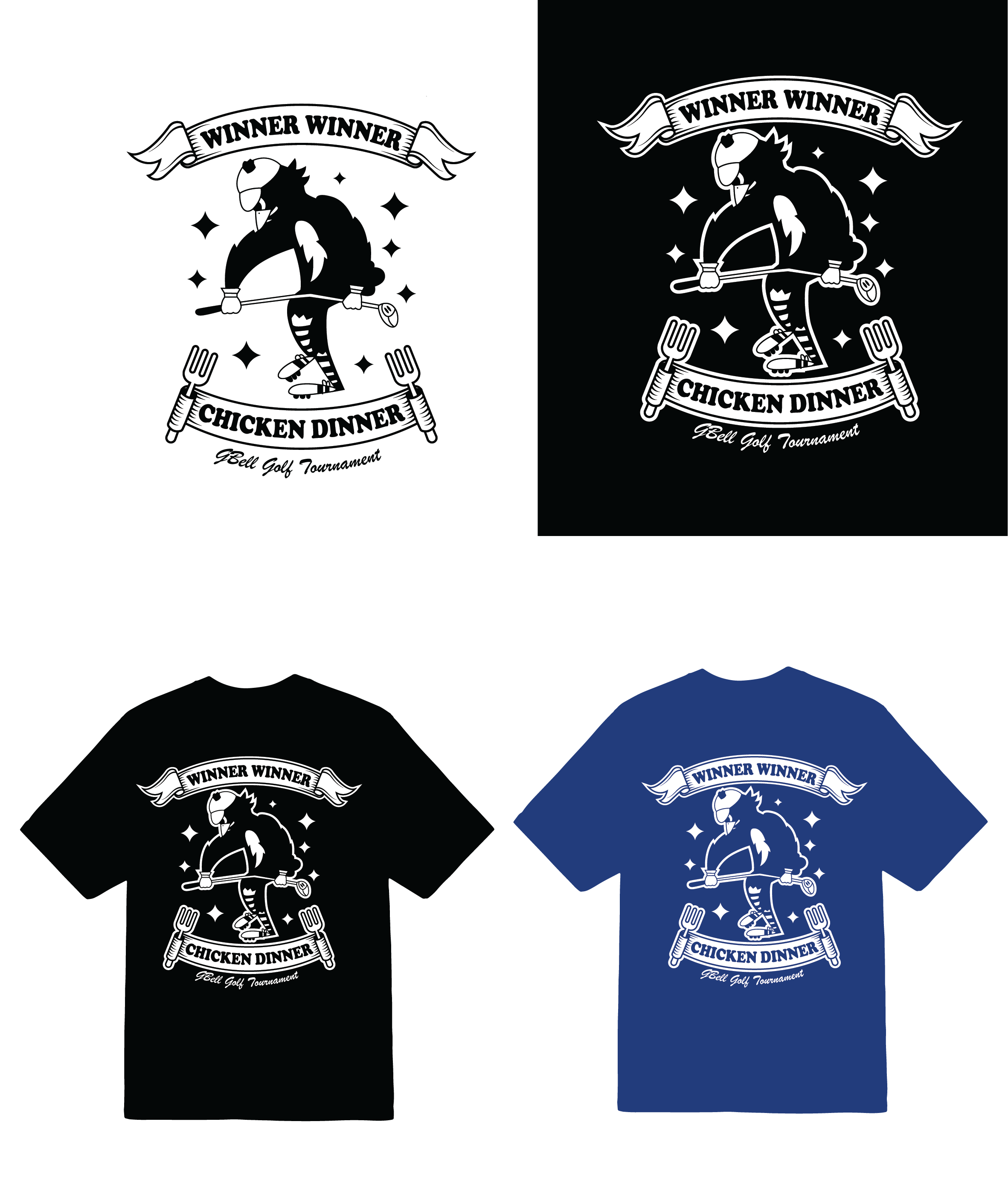 T-shirt Design by dskyvbc for GBell Golf Tournament | Design #35406840