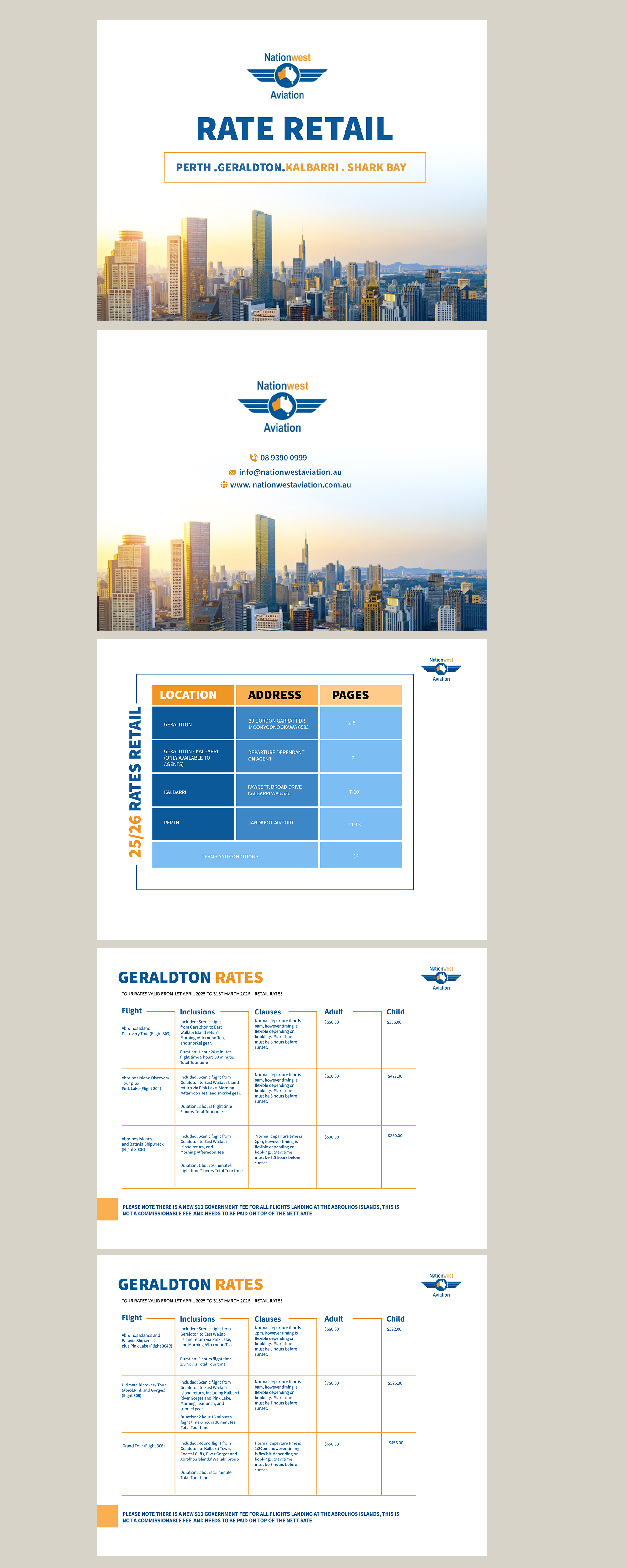 Design de Brochure par Design Motion pour Nationwest Aviation  | Design #35476873