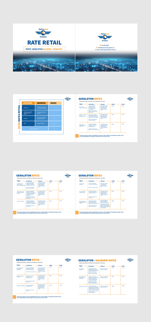 Brochure Design by Design Motion for Nationwest Aviation  | Design: #35483414