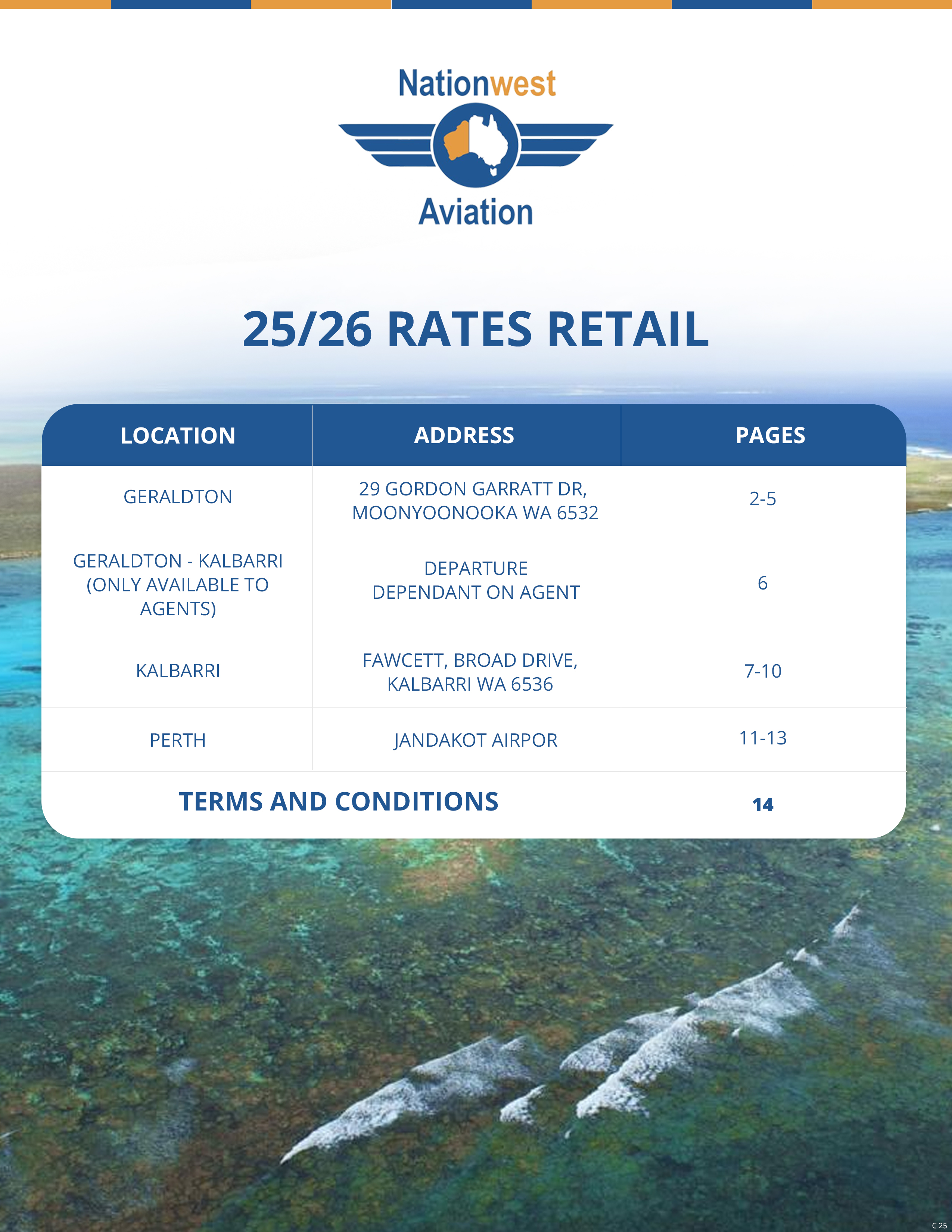Brochure Design by pb for Nationwest Aviation  | Design #35432420
