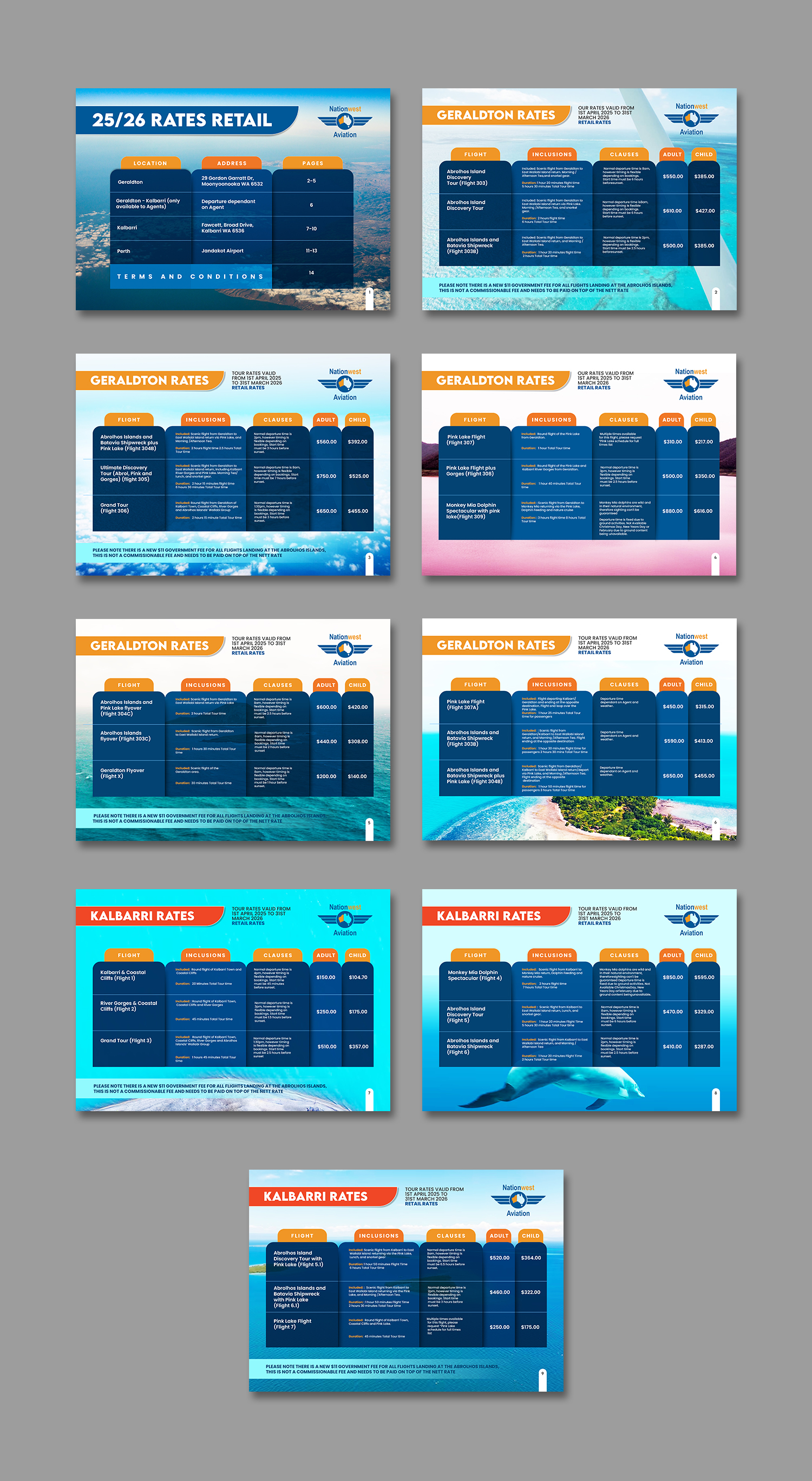 Brochure Design by debdesign for Nationwest Aviation  | Design #35424434