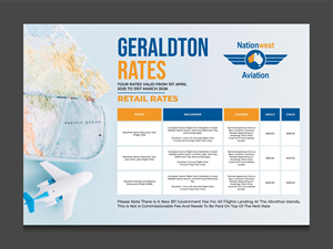 Brochure Design by 3Guys for Nationwest Aviation  | Design: #35411428