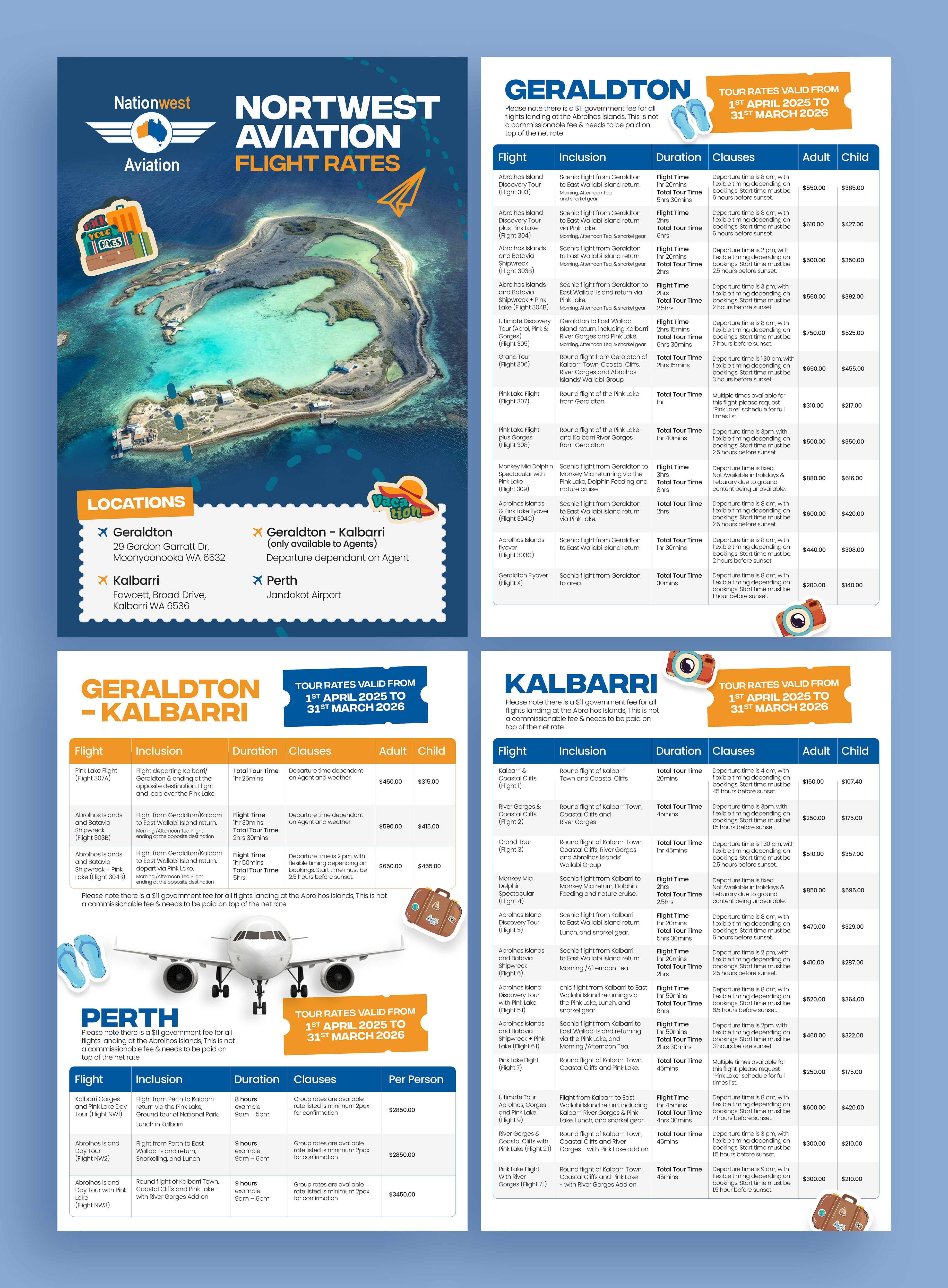 Brochure Design by Graphic Guy for Nationwest Aviation  | Design #35425006