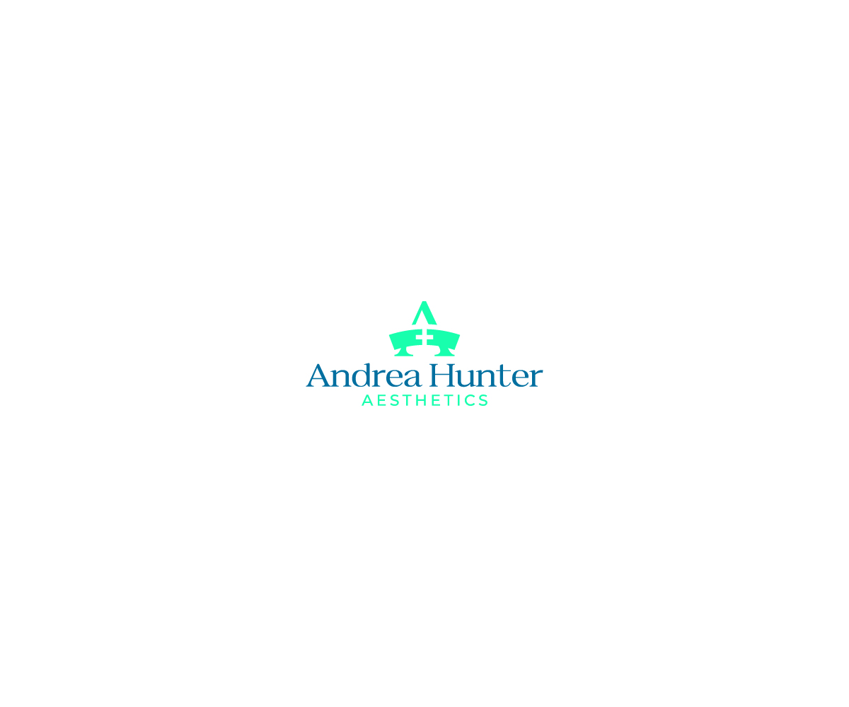 Logo Design by METHODEMAN for Andrea Hunter Aesthetics, PLLC | Design #35419157