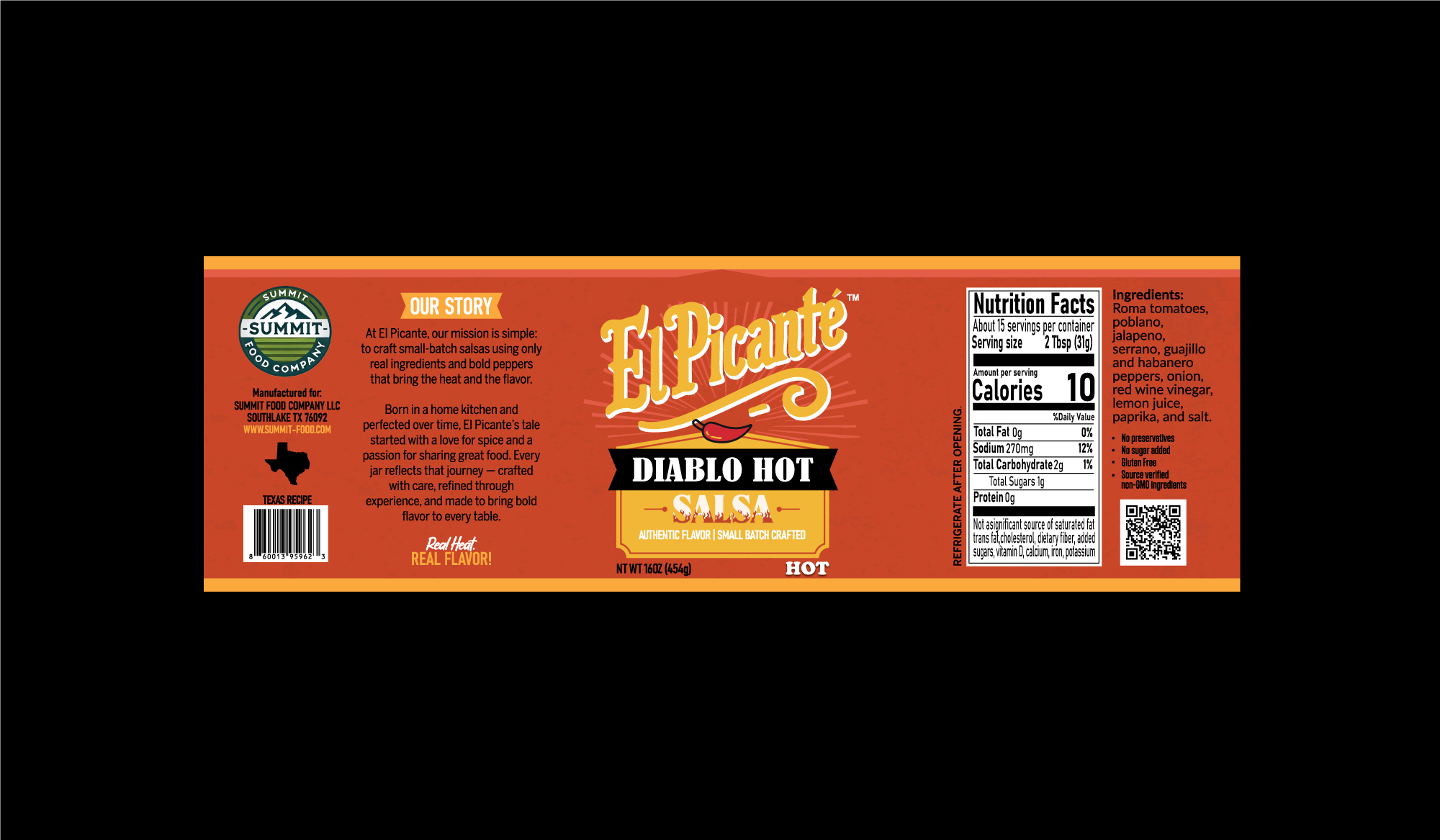 Label Design by IMAN.R for Summit Food Company | Design #35416339