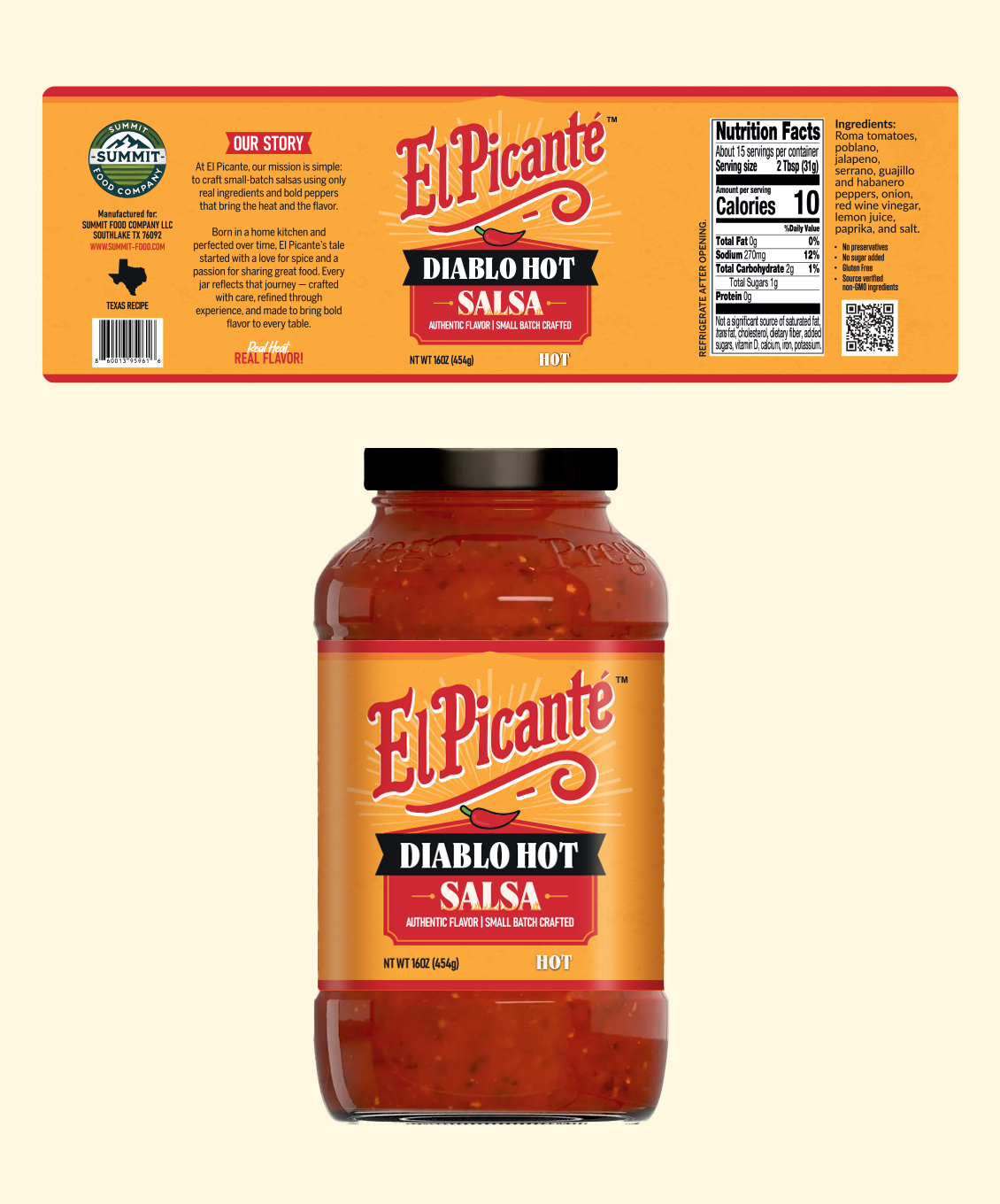 Design Étiquette par JR-Design pour Summit Food Company | Design #35429502