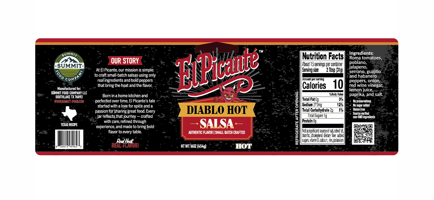 Design Étiquette par Marcelo K. pour Summit Food Company | Design #35426746