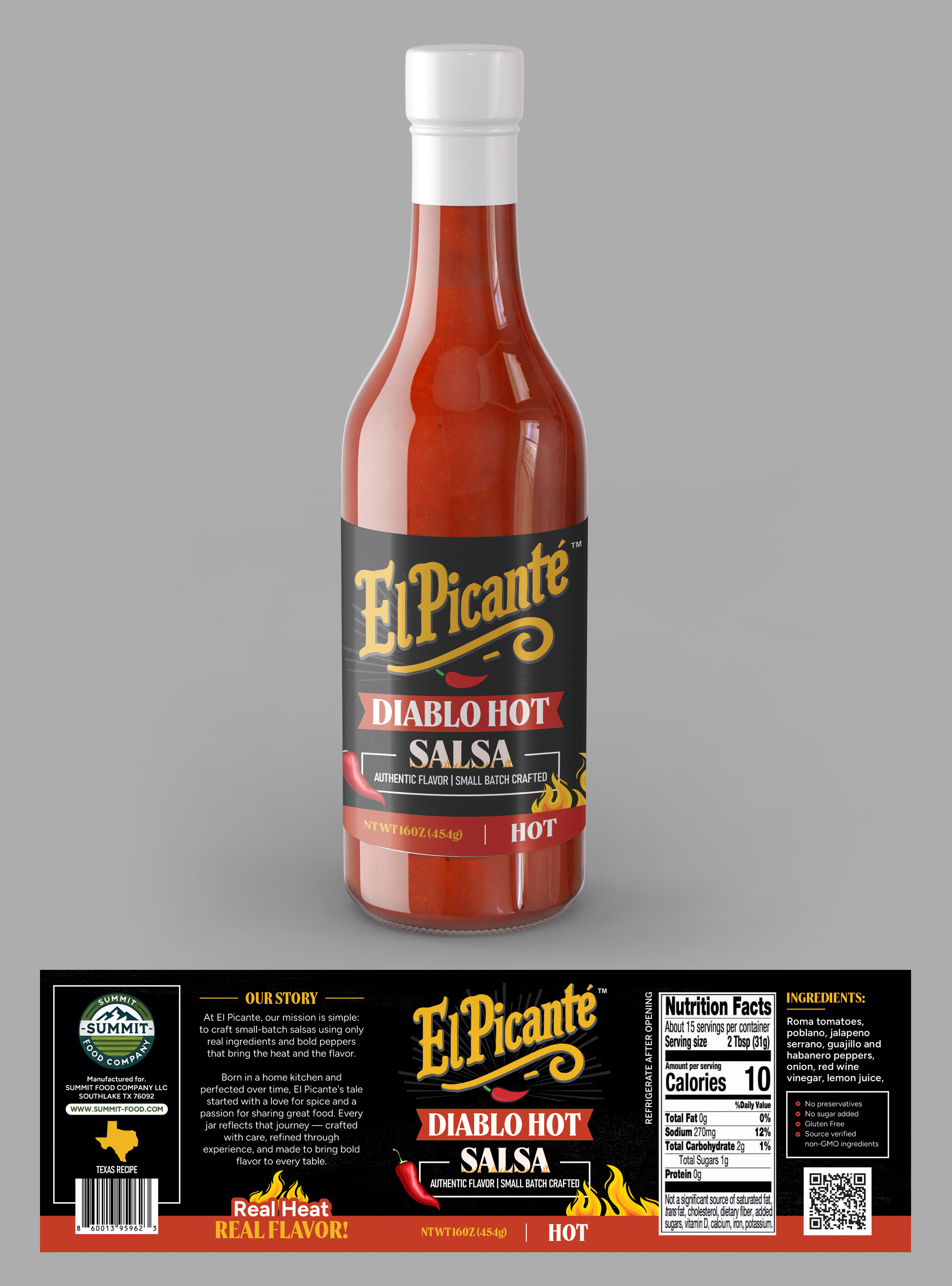 Label Design by Dzhafir for Summit Food Company | Design #35425787