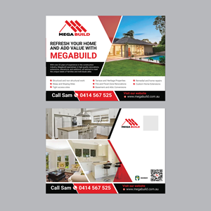 Design de Flyer par GraphicMonster pour Megabuild Pty Ltd | Design : #35420616
