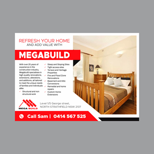 Design de Flyer par nng pour Megabuild Pty Ltd | Design : #35421188