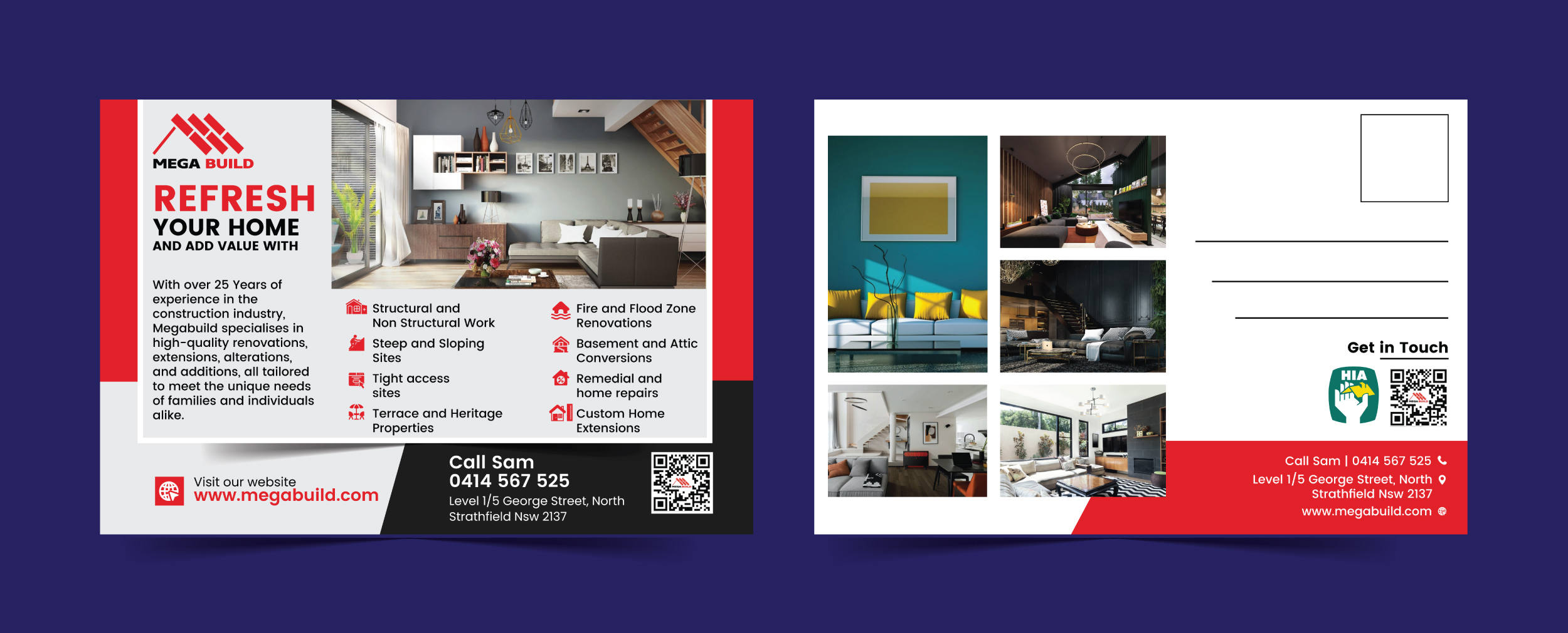 Diseño de Flyer por Fusionex Studio para Megabuild Pty Ltd | Diseño #35420599