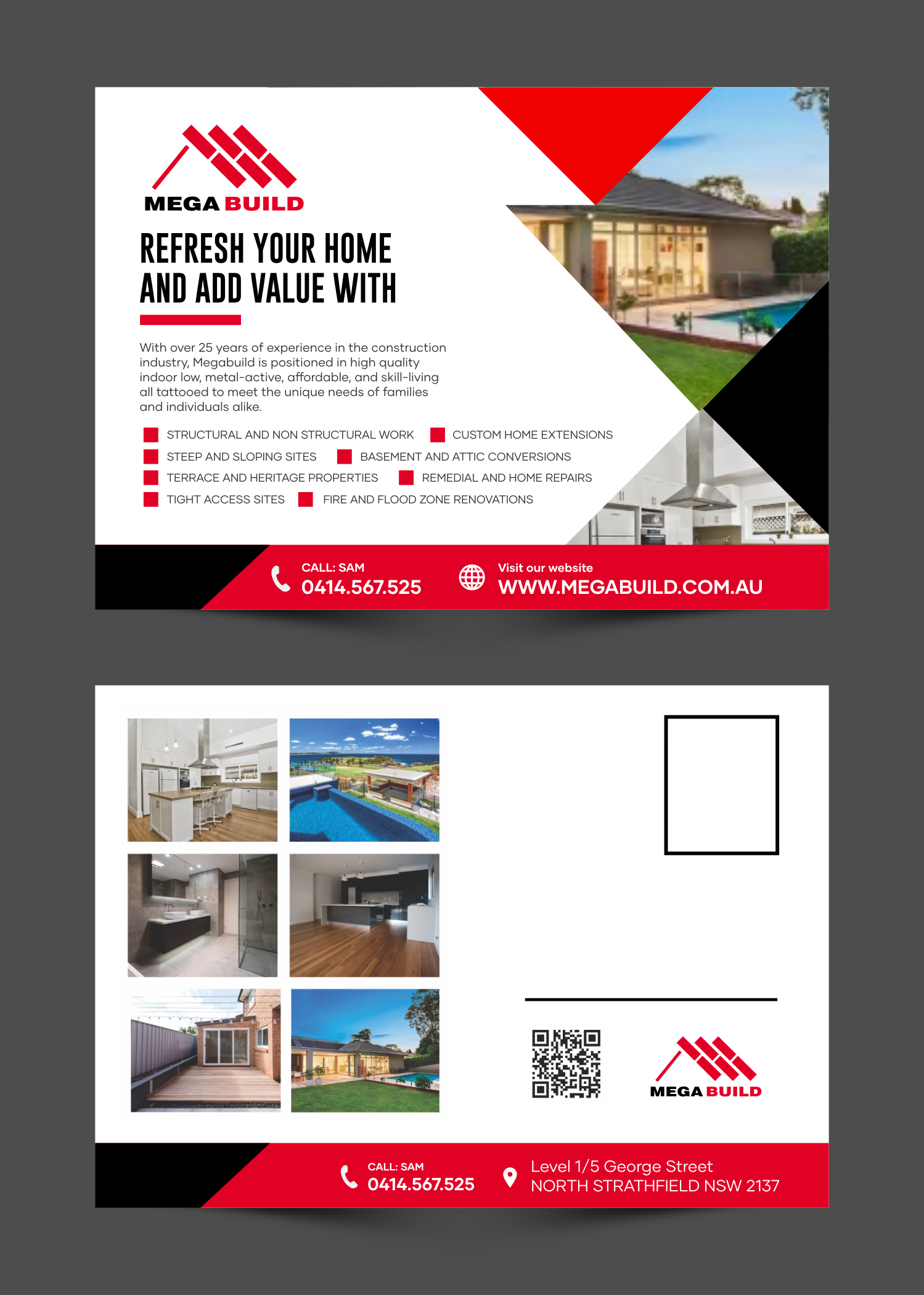 Design de Flyer par ThiagoB pour Megabuild Pty Ltd | Design #35466019