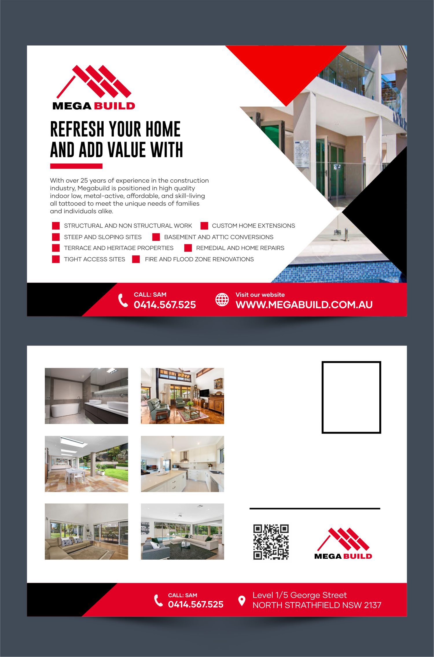 Design de Flyer par ThiagoB pour Megabuild Pty Ltd | Design #35682602