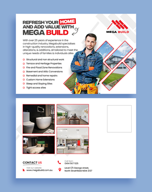 Design de Flyer par Graphic Guy pour Megabuild Pty Ltd | Design : #35472478