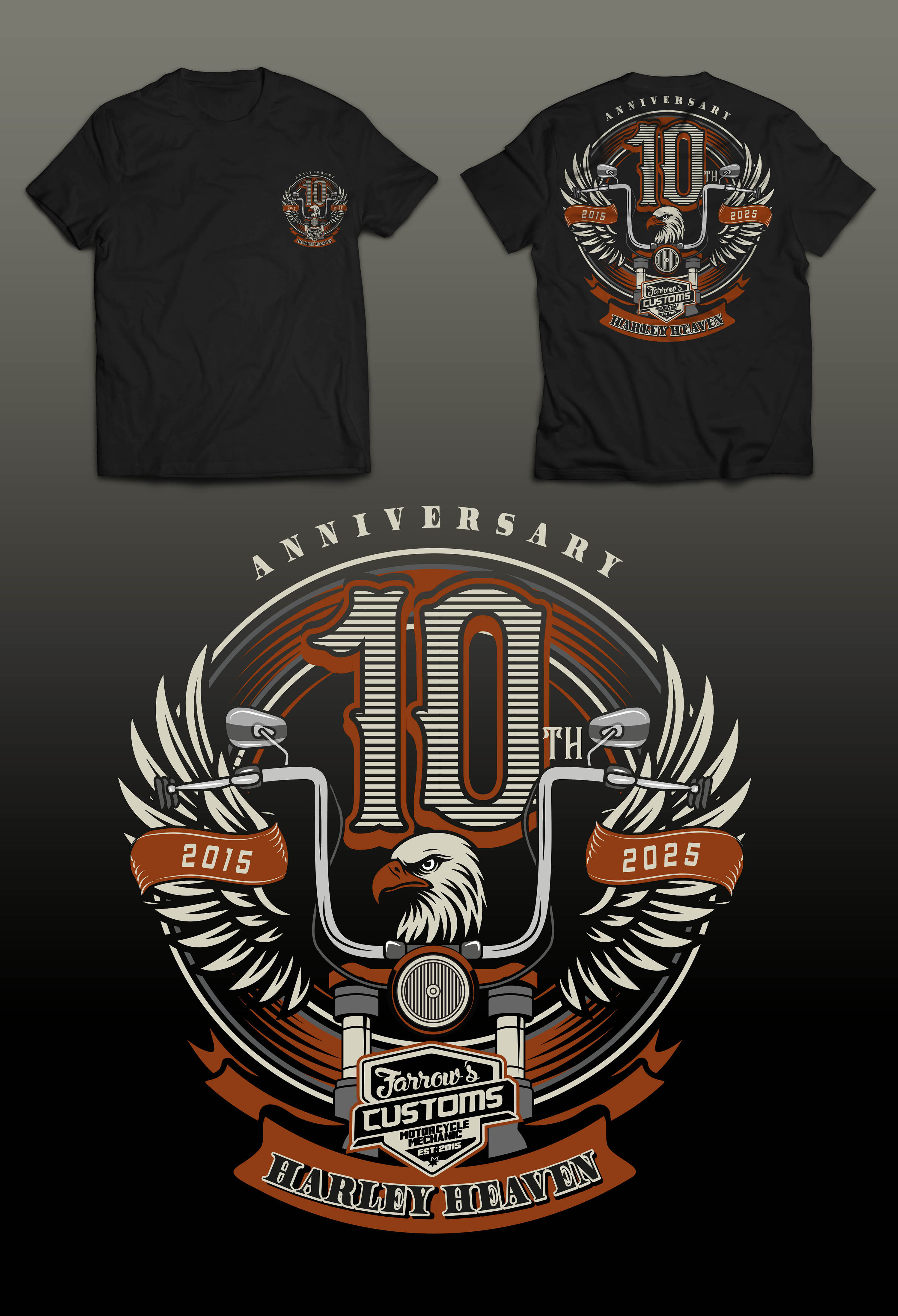 Diseño de Camiseta por KickArt para farrows Customs | Diseño #35425482