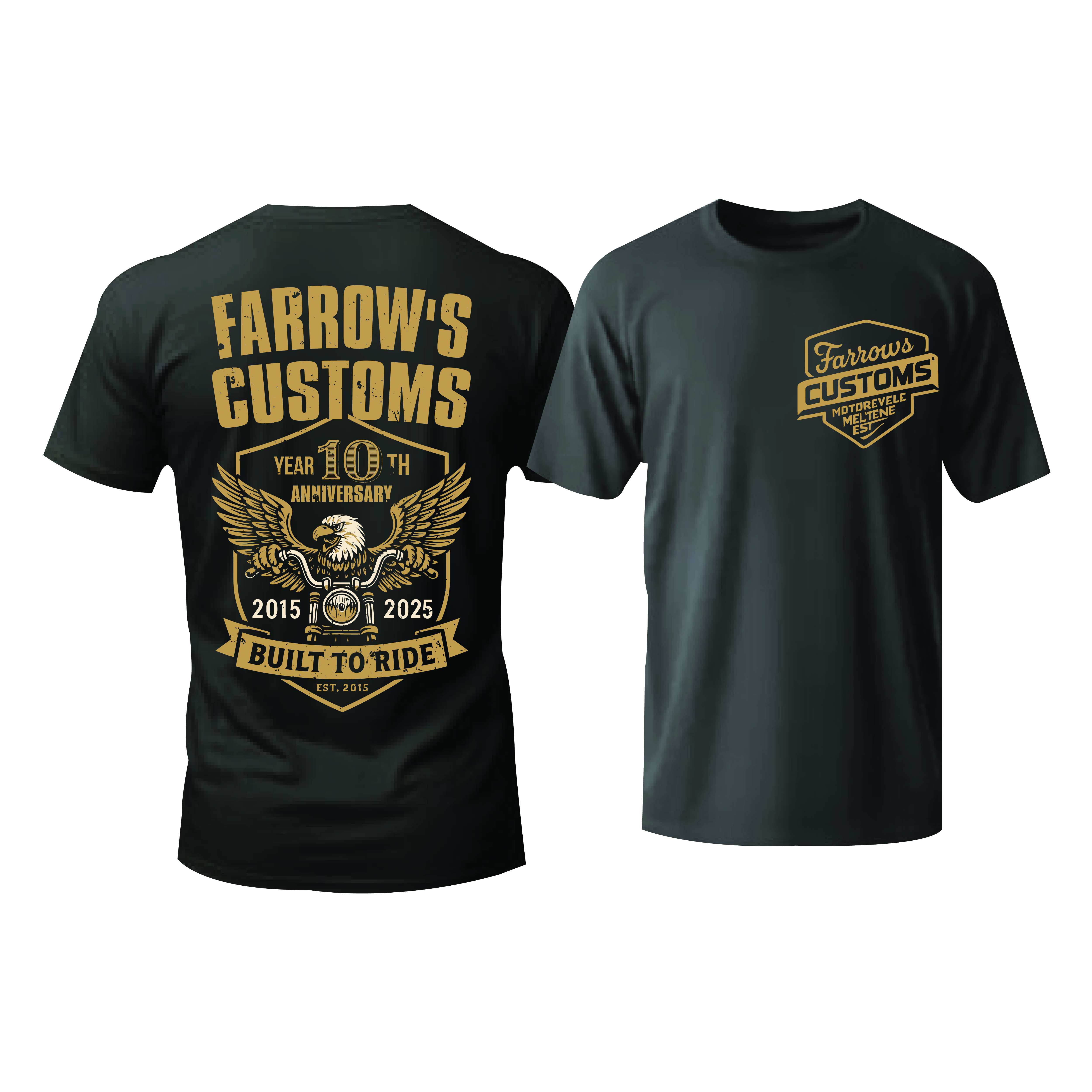 Diseño de Camiseta por amdad26 para farrows Customs | Diseño #35450700