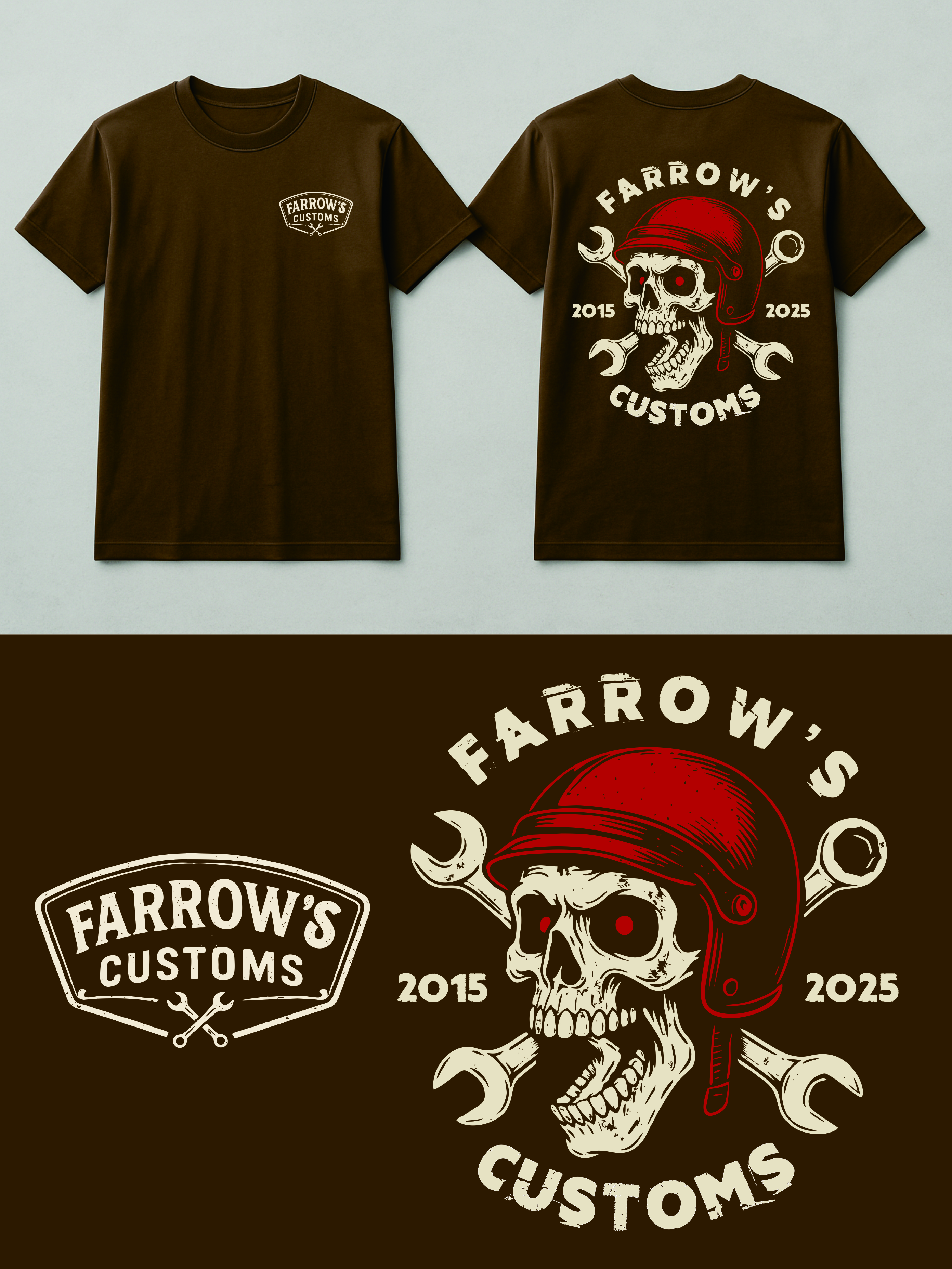 T-shirt Design by Den Bagus for farrows Customs | Design #35440944