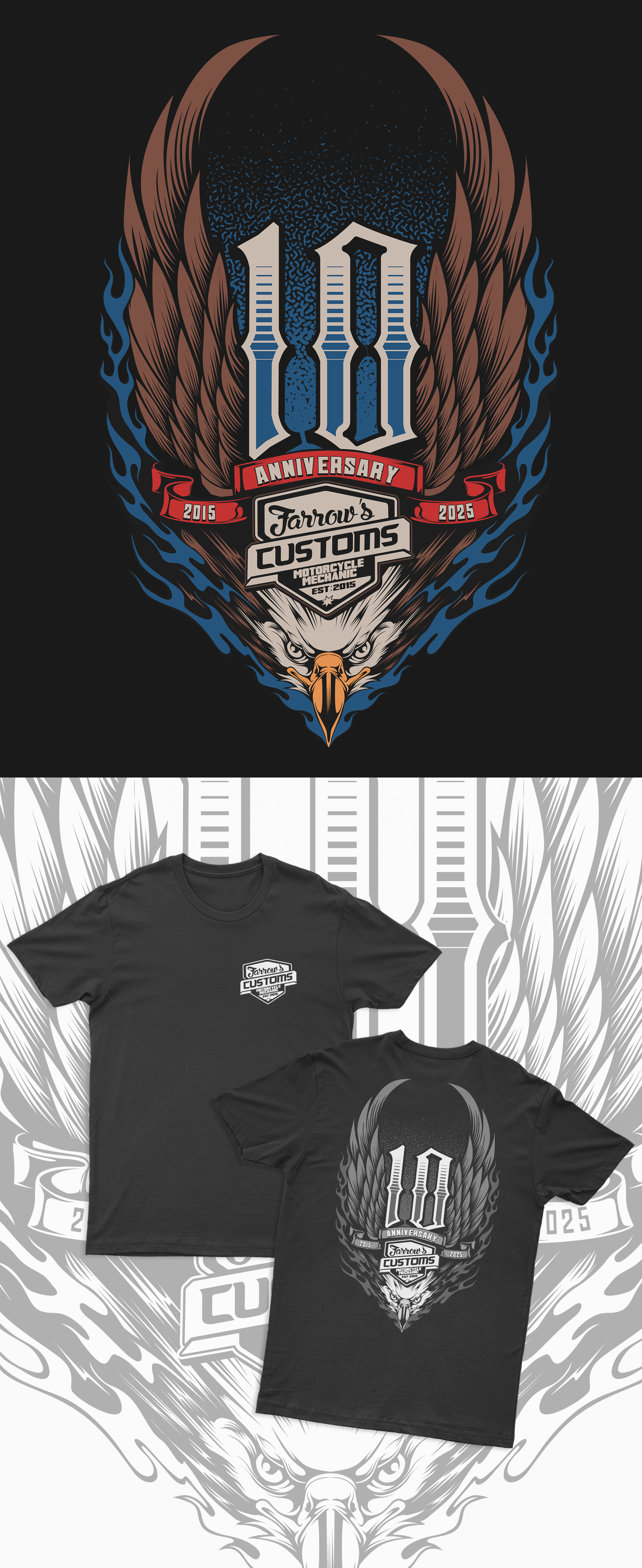 Diseño de Camiseta por guprulsugiyanto para farrows Customs | Diseño #35433293