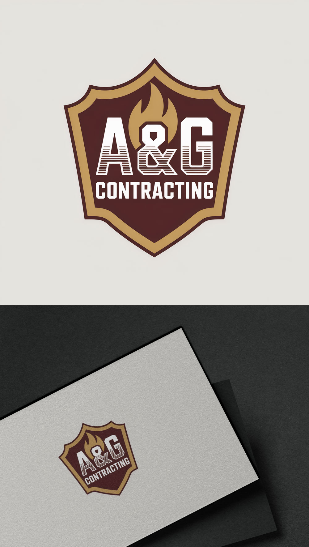 Logo Design by KING JM for A&G Contracting | Design #35431437