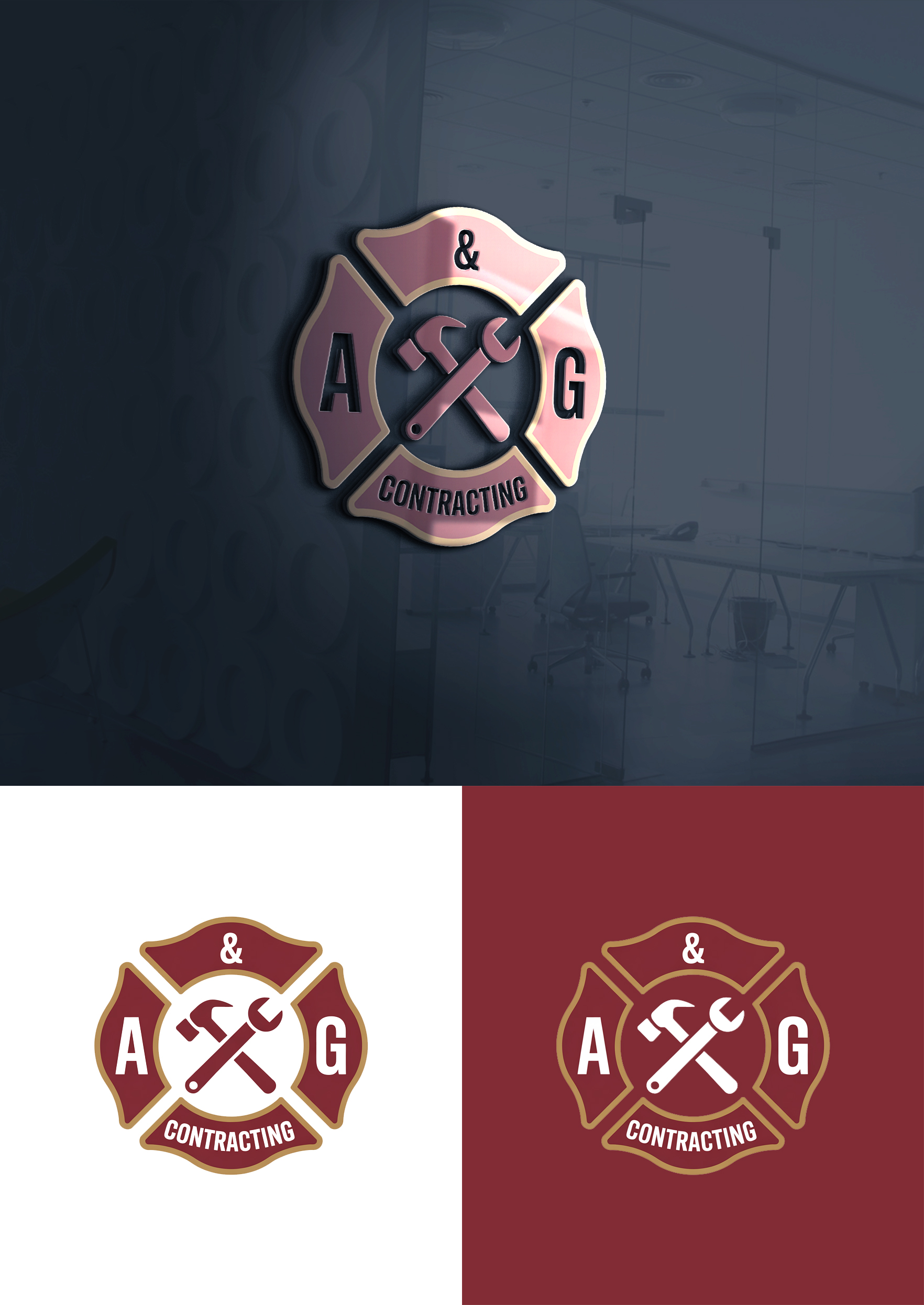 Diseño de Logo por Joseph Robert art para A&G Contracting | Diseño #35429838