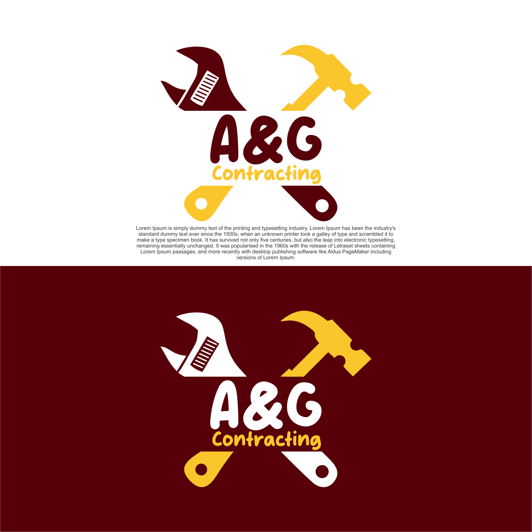 Logo Design by diego costa for A&G Contracting | Design #35428751