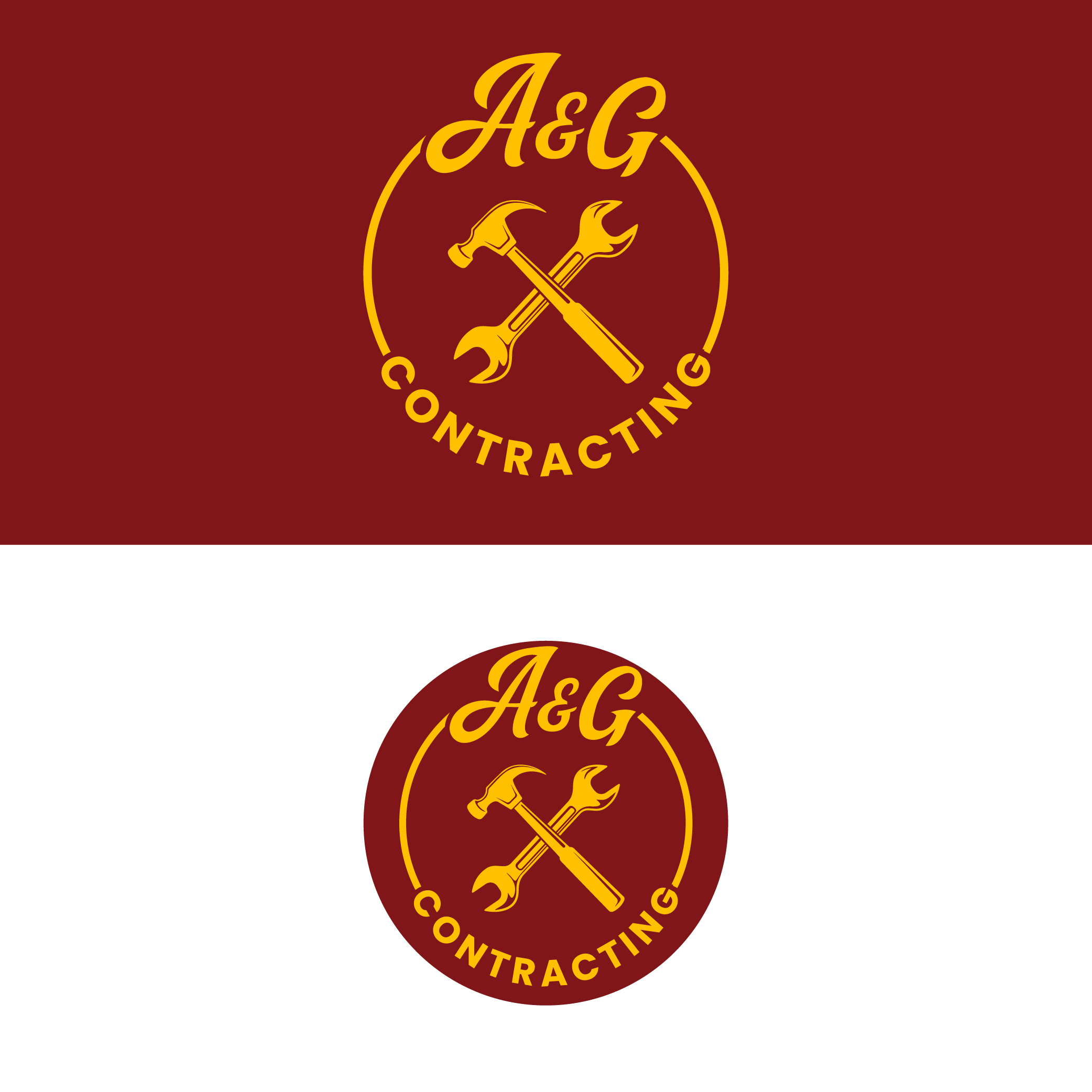 Logo-Design von CrewType für A&G Contracting | Design #35429196