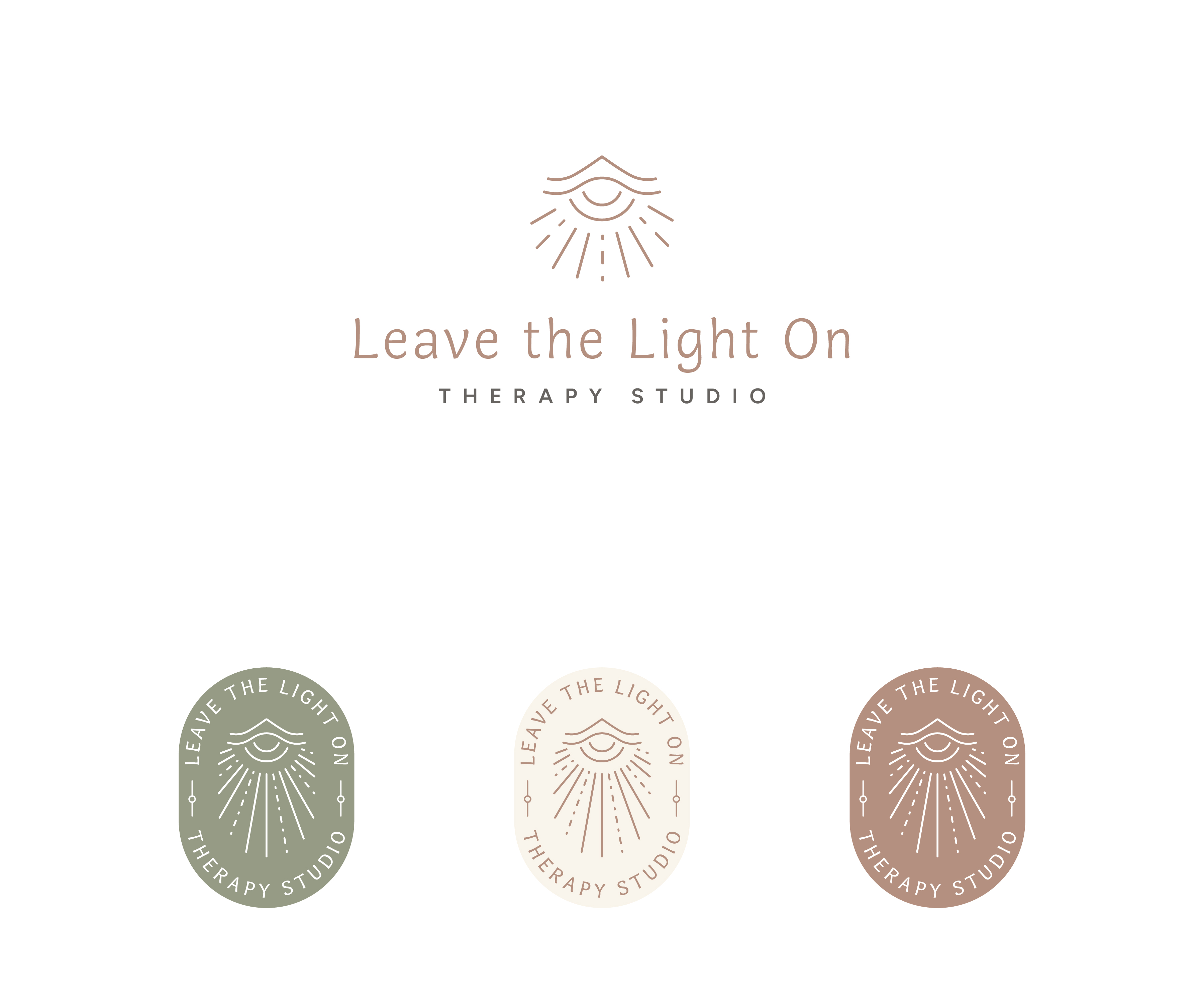 Logo Design by Lilie for Leave the Light On Therapy Studio | Design #35430890