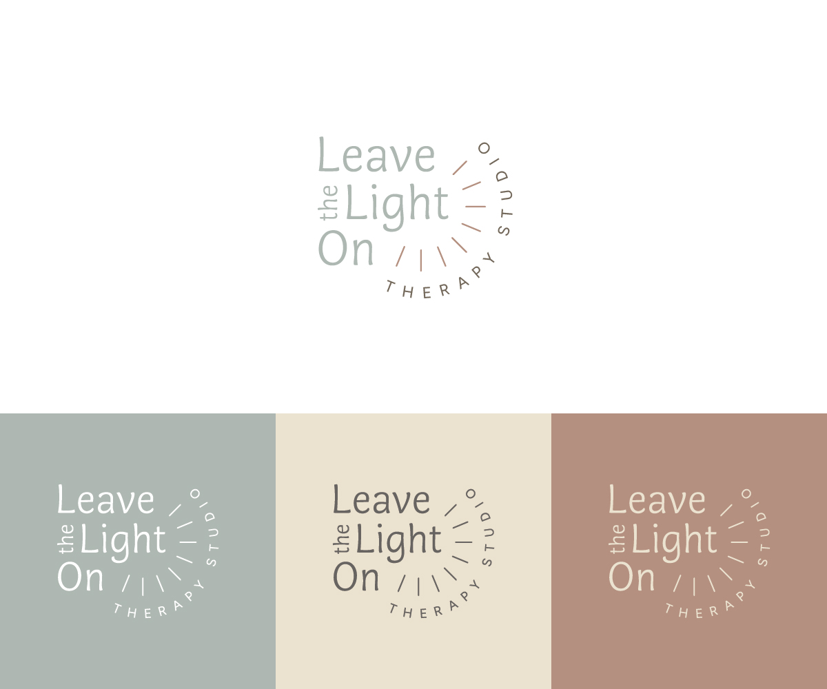 Logo Design by Lilie for Leave the Light On Therapy Studio | Design #35436015
