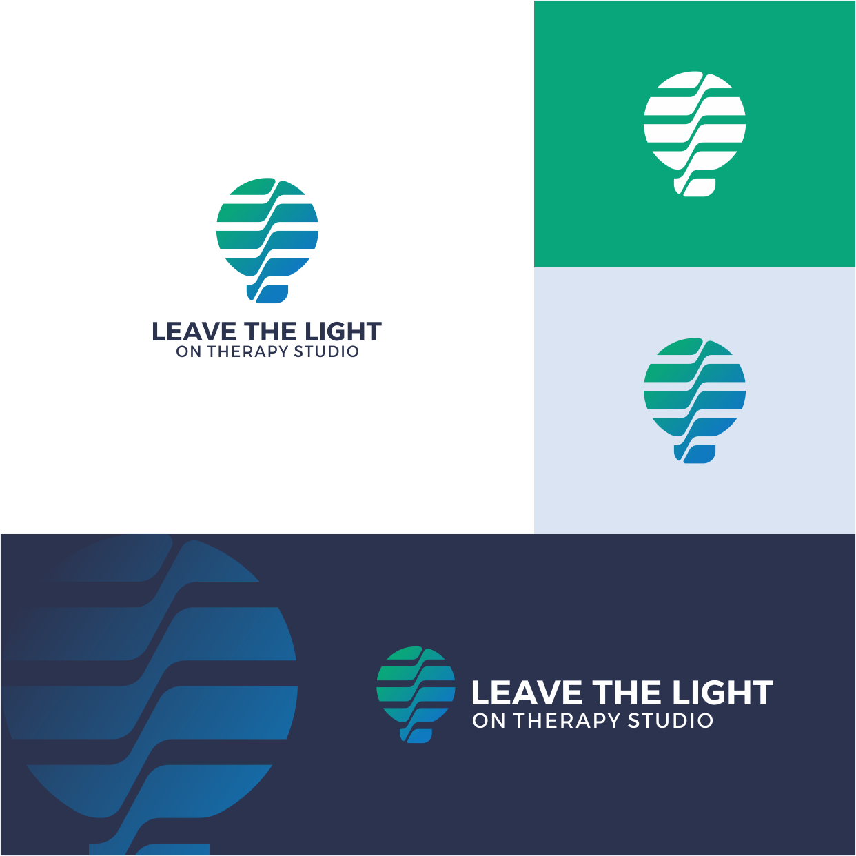 Logo Design by Rukhan for Leave the Light On Therapy Studio | Design #35436080