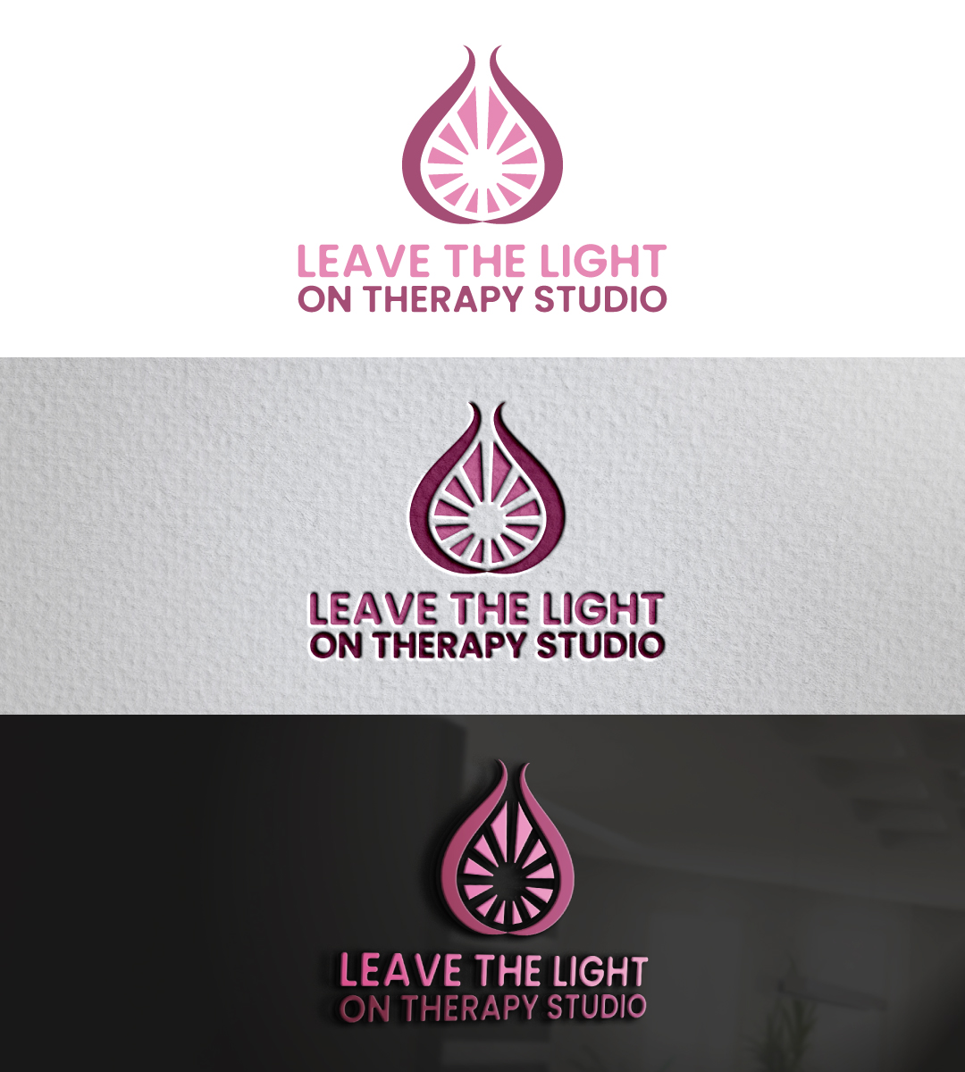 Logo Design by Designerrasedul for Leave the Light On Therapy Studio | Design #35430074